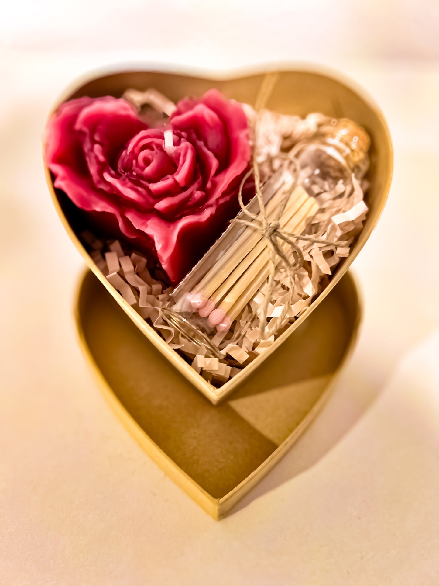 Heart-Shaped candle box