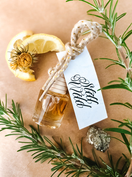 Crown of Citrine / Hanging Aroma Diffuser